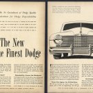 1941 DODGE PRODUCTS FOR NATIONAL DEFENSE WAR VINTAGE CAR PRINT MAGAZINE AD