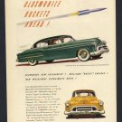 1950 '50 OLDSMOBILE ROCKETS HYDRO-MATIC DRIVE VINTAGE MAGAZINE PRINT CAR AD