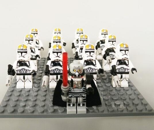 2017 Clone Trooper Gunner Trooper Darth Malgus Minifigures Fit for Lego Star Wars Sets