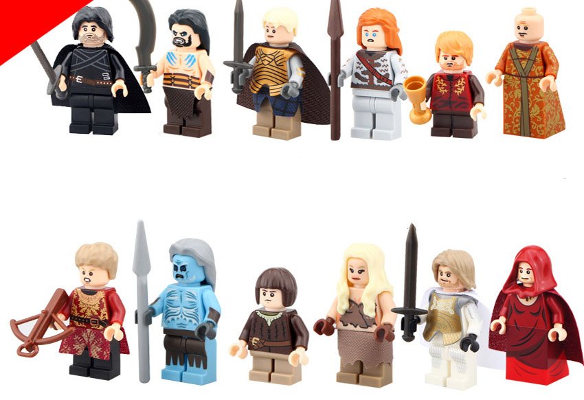 2018 Game of Throne ice and Fire Minifigures Compatible Lego