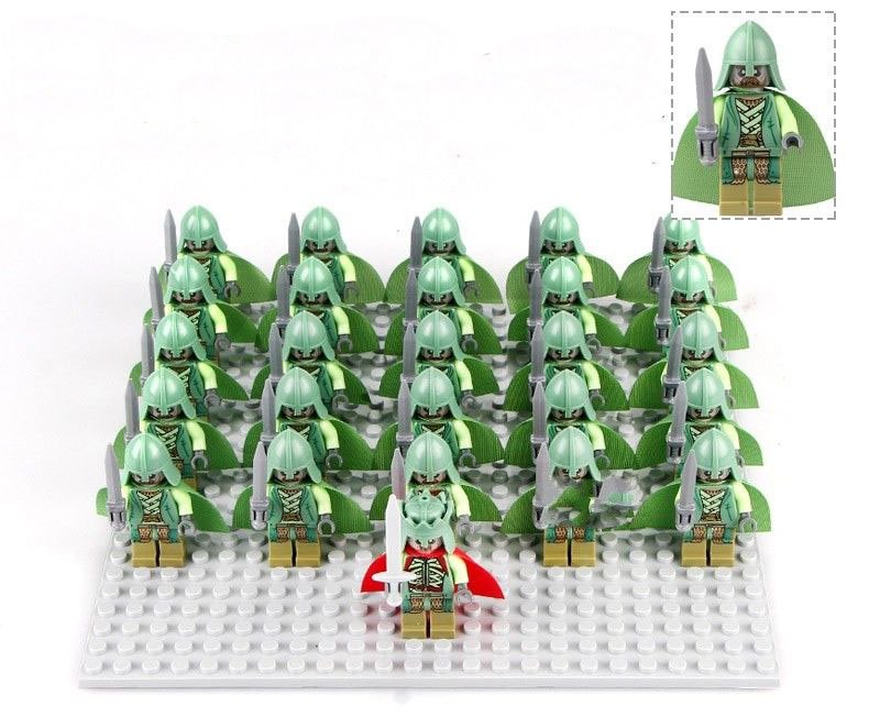 The Hobbit Dead of the King Soldiers Army Compatible Lego Minifigures