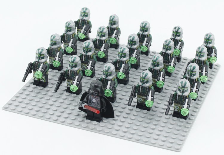 lego star wars green head