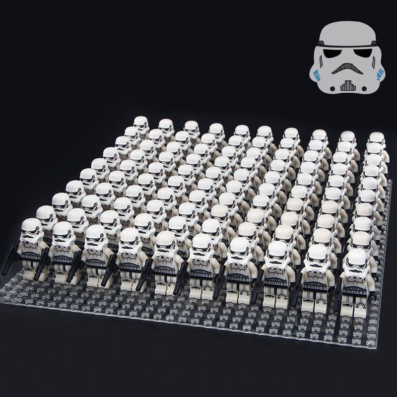 100pcs Star Wars Imperial Stormtrooper Amry Lego Minifigures Compatible Toy