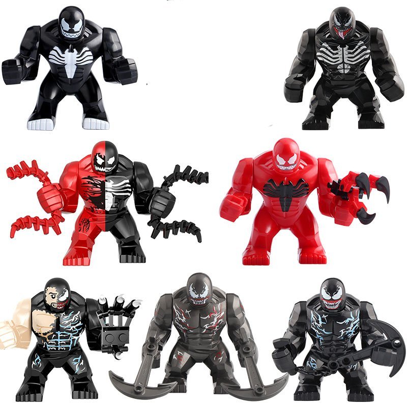 New Riot Carnage Venom Big Figures Compatible Lego Marvel Superheroes