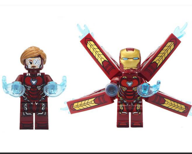 Custom Pepper Potts Ironman Minifigures Compatible Lego Marvel Universe Hero