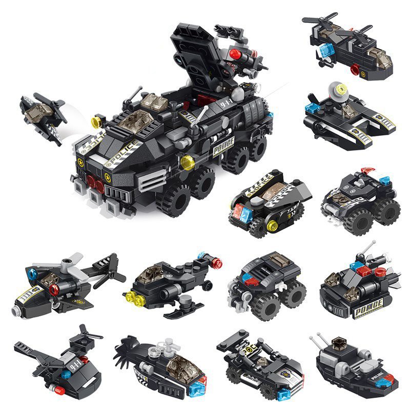 City SWAT Patrol Truck Compatible Lego SWAT Gear