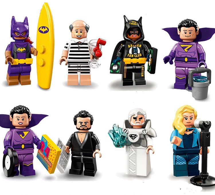 DC Justice League Batman Batgirl Black Canary Minifigures Compatible Lego