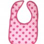Cotton baby bib (Red dots)