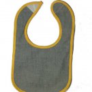 Cotton baby bib (Gray)