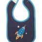 Cotton baby bib (Rocket)