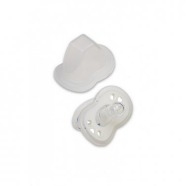 Silicone pacifier (White)