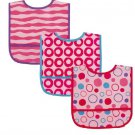 3-pack waterproof bibs (Red)