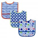 3-pack waterproof bibs (Blue)