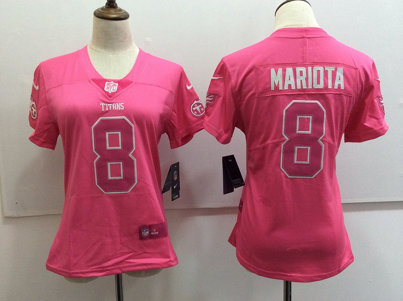 pink marcus mariota jersey