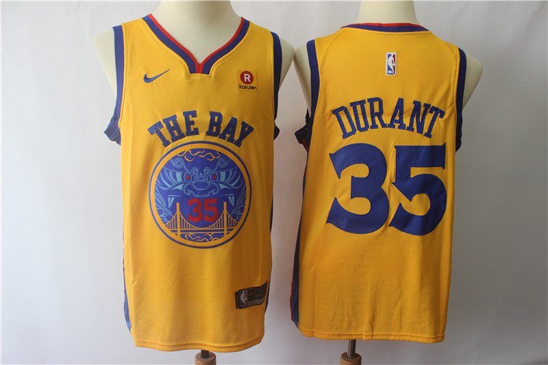 Golden State Warriors Kevin Durant #35 Men's Replica Swingman Jersey