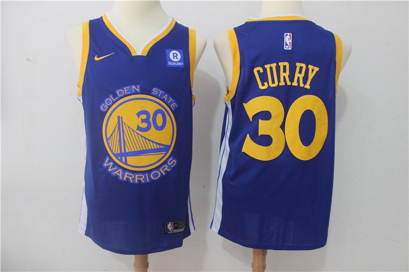 Men's Warriors Stephen Curry #30 Icon Swingman Jersey