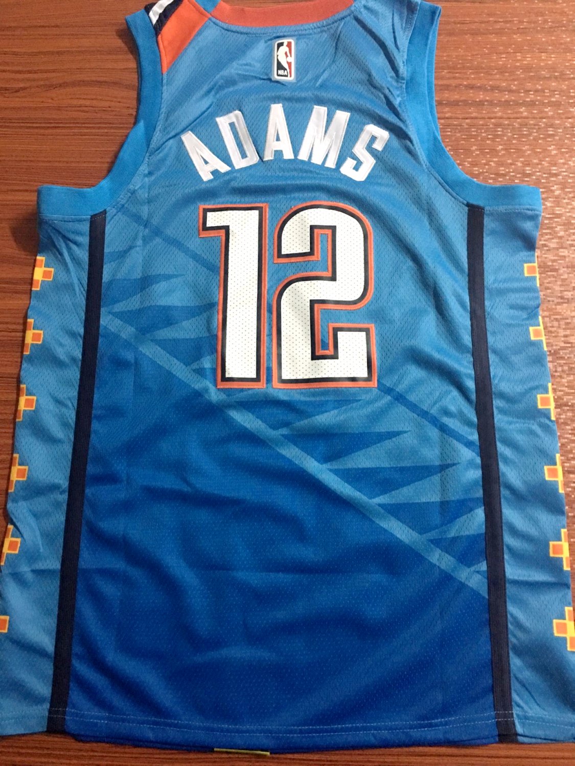 Men's OKC Thunder Steven Adams #12 Swingman Jersey City Edition