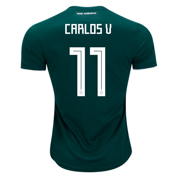 Carlos Vela #11 Mexico National Team Home Jersey 2018 Football Tops ...