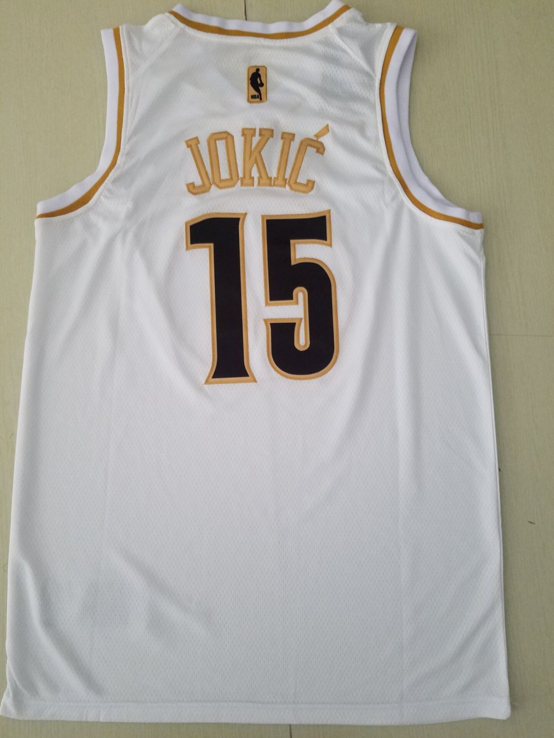 Carmelo Anthony Nuggets Jersey White / adidas Denver Nuggets #15 ...