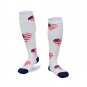 4 Pack Heart Print Compression Socks 15-25mmHG for Everyday Wear, Home Wear