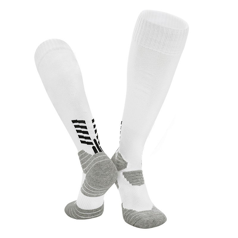 3 pairs Mens Anti Slip Long Football Socks Thick Cushioned