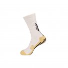 3 Pairs Anti Slip Football Grip Socks White