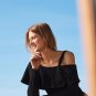 Anthropologie Asymmetrical Ruffle Top Sz S - NWT
