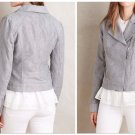 Anthropologie Vegan Suede Moto Jacket by Hei Hei $188 Sz XS - NWT