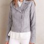 Anthropologie Vegan Suede Moto Jacket by Hei Hei $188 Sz XS - NWT