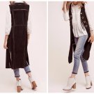 Anthropologie Danette Suede Vest By Hei Hei $348 Sz M - NWT