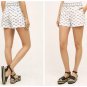 Anthropologie Tailored Clipdot Shorts by Hei Hei Sz 0, 8 - NWT