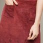 Anthropologie Napa Lazer-Cut Leather Skirt by Maeve $198 - NWT