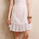 Anthropologie Georgia Eyelet Dress - by HD in Paris Sz 2 - NWT
