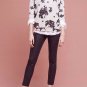 Anthropologie The Essential Foil Print Skinny Sz 14,16 - NWT