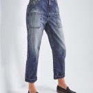 AG The Cody Ultra High-Rise Relaxed Cropped Jeans $245 Sz 27 - NWT Anthropologie