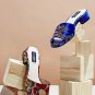 Anthropologie Shelly's London Brocade Slide Sandals Ria Sz 6.5, 7.5 - NIB