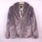 Anthropologie Newella Faux Fur Jacket by Stone Row Sz S - NWT Lavander
