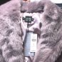 Anthropologie Newella Faux Fur Jacket by Stone Row Sz S - NWT Lavander