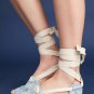 Anthropologie KMB Ankle Tie Espadrilles $118 Sz 7, 9- NIB
