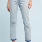 Current/Elliott The Slouchy Skinny Mid-Rise Straight Cropped Jeans $288 - NWT