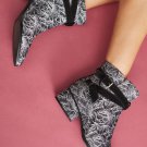 Anthropologie Jeffrey Campbell Brocade Harness Boots Sz 6 - NIB