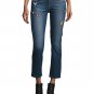 PAIGE Jacqueline Patch Straight-Leg Jeans with Raw Hem, Arvin $299 Sz 26 - NWT