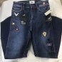 PAIGE Jacqueline Patch Straight-Leg Jeans with Raw Hem, Arvin $299 Sz 26 - NWT