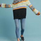 Anthropologie Intarsia Boat Neck Pullover by Moulinette Soeurs $238 Sz XS - NWT