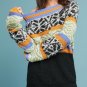 Anthropologie Intarsia Boat Neck Pullover by Moulinette Soeurs $238 Sz XS - NWT