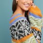 Anthropologie Intarsia Boat Neck Pullover by Moulinette Soeurs $238 Sz XS - NWT
