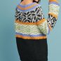 Anthropologie Intarsia Boat Neck Pullover by Moulinette Soeurs $238 Sz XS - NWT