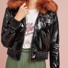 Anthropologie Vegan Leather Flight Jacket by Capulet Sz S - NWT