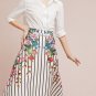 Anthropologie Striped Splendor Skirt by Maeve $128 Sz XL - NWT