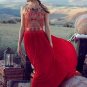Anthropologie Rubied Dusk Dress By Rina Dhaka